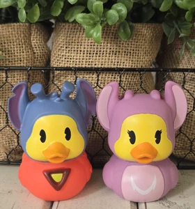 Duckalooz Disney Lilo & Stitch Experiment 626 & Angel Alien Rubber Ducks NEU - Bild 1 von 5