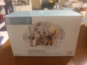 DEPT 56 Snow Heritage Village CRYSTAL ICE KING AND QUEEN #58976 Neu im Karton - Bild 1 von 5
