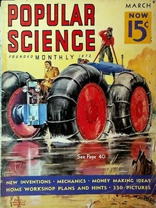 Popular Science Magazine March 1937 Edgar F Wittmack Telepathy Circus - Picture 1 of 3