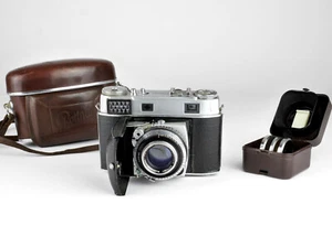Kodak Retina IIIc (Typ 021/1), selten, Tasche, Sonnenblende, Filter, Diffusor - Bild 1 von 17