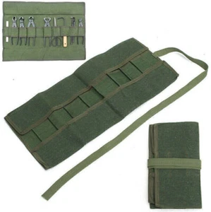 Grüne Werkzeugrolle Werkzeugtasche Rolltasche Werkzeugmappe Werkzeugrolltasche - Bild 1 von 9