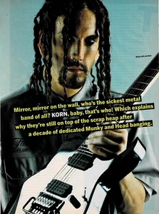 Brian ""Head"" Welch of KORN - 2003 - Stampa musicale foto annuncio - Foto 1 di 1