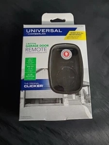 Chamberlain KLIK5U-BK2MC Black Universal Garage Door Remote Two Button - Picture 1 of 4