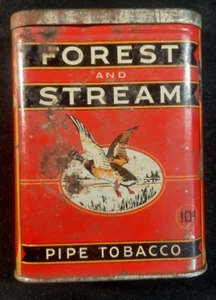 Vintage Forest and Stream Pocket Tobacco tin~Luxury Comfort~Canadian Made - Picture 1 of 5