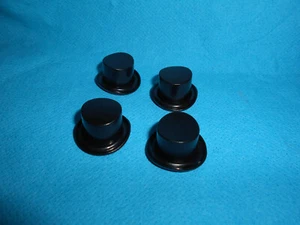 Playmobil Western Puppenhaus 4 x Zylinder Hut schwarz Set top - Picture 1 of 1
