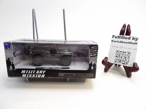 Jeep Willys U.S.A. Army Green 1/32 Diecast Model Car by New Ray NOS - Picture 1 of 3