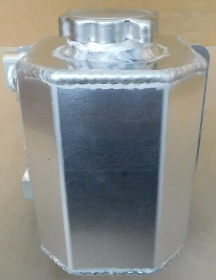 Canton 80-201C Breather/Overflow Tank, 1.75 QT,  6" Tall X 4.5-4.5", Alum, W/Cap - Image 1 of 3