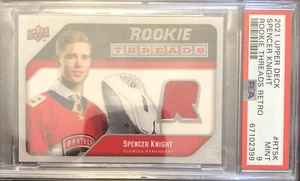 2021-22 Upper Deck Series 2 Rookie Threads Spencer Knight Retro Jersey! ๐ฅ ๐ - Picture 1 of 2