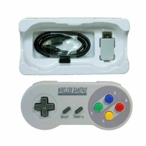 USB Wireless Gamepad Controller For Super SNES Classic Mini Game Console - Picture 1 of 17