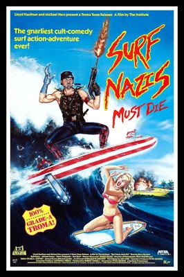 Surf Nazis Must Die Movie Poster Print & Unframed Canvas Prints - Image 1 of 2