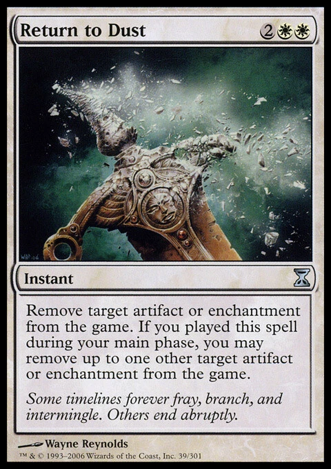 Return to Dust ~ Heavily Played Time Spiral MTG Magic UltimateMTG White Card - Image 1 of 1