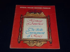 1975 TOURNAMENT OF ROSES OFFICIAL PROGRAM - NICE ROSEBOWL FRONT COVER - L 7257 - Picture 1 of 2