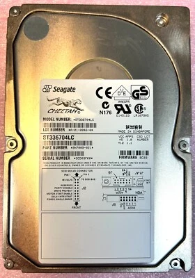 Seagate ST336704LC 36GB, 10K, 80 Pin, 3.5" Enterprise HDD - Image 1 of 4
