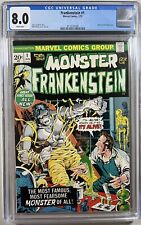 Frankenstein 1 (Marvel, 1973)  CGC 8.0  WP