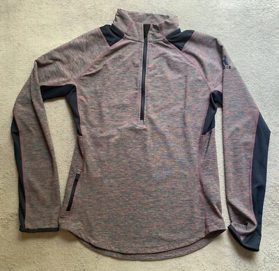 Chaqueta Adidas Mujer Pequeña S Púrpura Ligera Cuarto Cremallera Manga Larga Simulación Foto 1 de 4