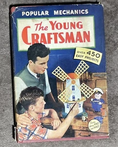 The YOUNG CRAFTSMAN 450+ Easy Projects, 1943 Popular Mechanics Illustrated - Picture 1 of 6