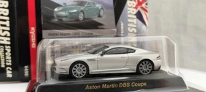 KYOSHO 1/64 Aston Martin DBS Coupe Silver Diecast Model Car F/Shipping F/Japan - Picture 1 of 10