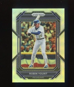 2023 PANINI PRIZM SILVER #89 ROBIN YOUNT HOF MILWAUKEE BREWERS - Bild 1 von 2