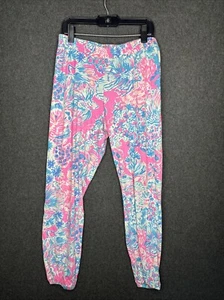Lilly Pulitzer Girls Size 12-14 XL Multi Color Palm Beach Joggers Ocean  - Picture 1 of 4
