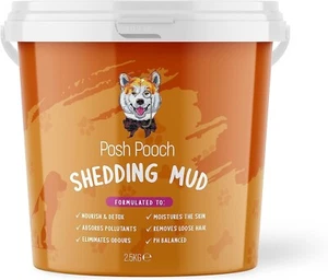 Mud Bath For De-Shedding Dogs Wash Vitamins 2.5kg Detoxing Hydrating Nourishing - Picture 1 of 4