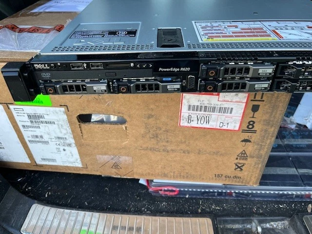 DELL POWEREDGE R620, 2 X E5-2650V2, 48GB, 6 X 900GB SAS, iDRAC7,2 X 495PS - Image 1 of 4
