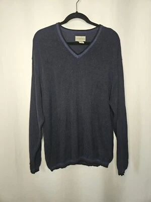 CUTTER & BUCK Men’s Ribbed Pullover Long Sleeve V-Neck Sweater Size M - Image 1 of 4