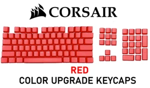 Original Corsair Rot Farbe Upgrade Tastenkappe RGB Pbt Doubleshot Cherry K60 - Bild 1 von 85