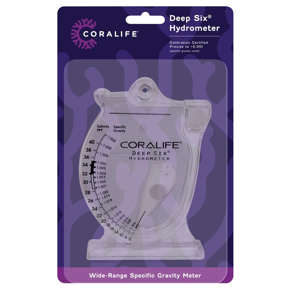 Coralife 11英寸透明机电测温计比重力计 — 第 1/3 张图片