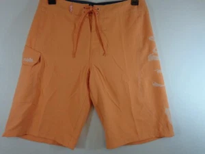 Salt Life Swim Surf Board Shorts SLX-QD Aqua Trunks Men's 30 Orange New With Tag - Picture 1 of 10