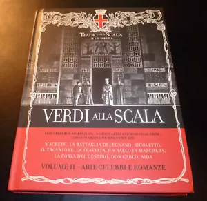 "VERDI ALLA SCALA Volume II – Arie Celebri e Romanze" (BOOK+CD 2013) **GREAT** - Picture 1 of 11