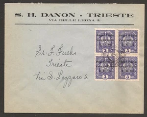Italy VENEZIA GIULIA 1918 Cover to Trieste - Foto 1 di 3
