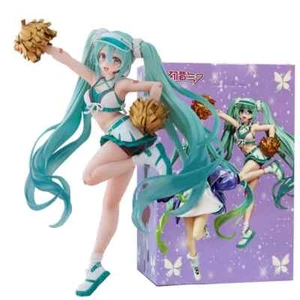 18cm Fashion Hatsune Miku Anime Figure Cheerleader Hatsune Miku Action - Picture 1 of 13