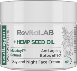 Crema Idratante Collagene Antietà Acido Ialuronico Olio di Canapa Filtro UVA/UVB - Foto 1 di 8