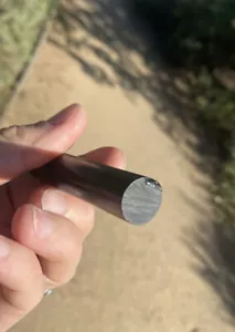 🔥 Vintage Bakelite Cube Old Stock Catalin Rod Tube Solid Black Button Radio Die - Picture 1 of 8