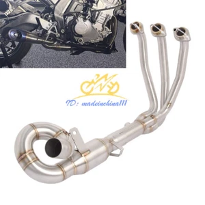 Full System For CF-Moto 675SR 2024-2025 Header Tube Exhaust Front Link Pipe 51mm - Picture 1 of 10