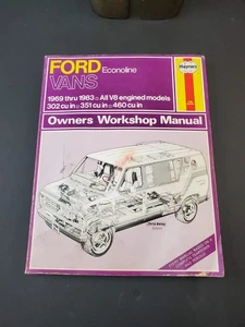 Haynes Auto Repair Manual Ford Econoline Van 1969-1983 - Picture 1 of 3