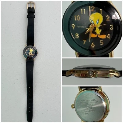 Reloj Armitron Piolín Pájaro Mujer Correa de Cuero Warner Bros Movimiento Japón” Foto 1 de 4