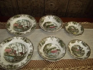 8 Johnson Brothers Friendly Village Müslischalen/Obstschale/Suppenschüssel - Bild 1 von 8