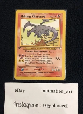 Shining Charizard 1st Edition Neo Destiny 107/105 ITALIAN PLAYED - Image 1 of 3