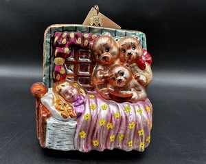 1999 CHRISTOPHER RADKO GOLDILOCKS & THE THREE BEARS 99-131-0 5" ORNAMENT - Picture 1 of 13