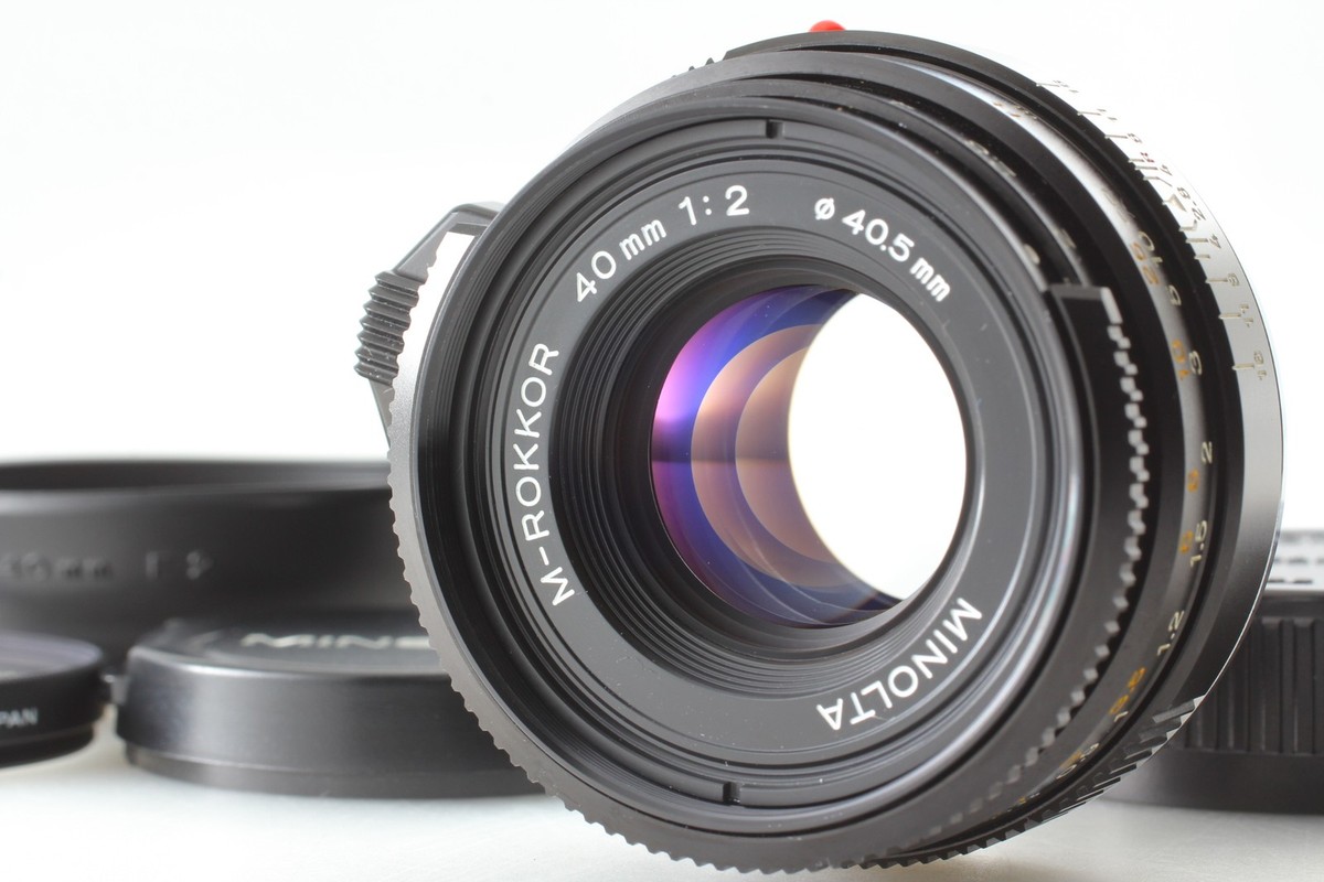 Minolta M Rokkor 40mm F2 for sale - eBay