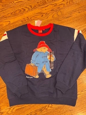 Sudadera Paddington Bear Gráfica Azul Mujer Talla M L XL Nueva Foto 1 de 4