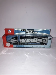 NFL Oakland Raiders Tractor-Trailer-Truck, NEW 2003 Issue Limited Edition - Picture 1 of 3
