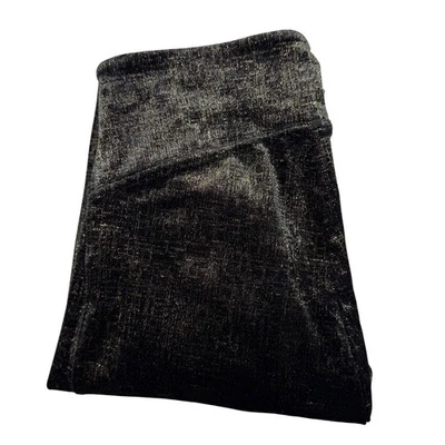 Leggings SPANX Brillantes Imitación Terciopelo Negro Dorado Cintura Alta Para Mujer Pequeños 20188R Foto 1 de 4