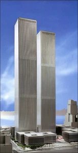2002 Vintage Print World Trade Center Twin Towers New York City Manhattan USA - Bild 1 von 3