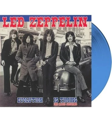 LED ZEPPELIN: EVOLUTION IS TIMING 1969 RADIO SESSIONS 2LP BLUE LTD IMPORT ROCK** - Image 1 of 2