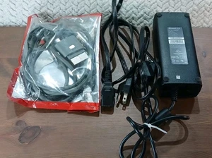 MICROSOFT XBOX 360 S POWER SUPPLY AC ADAPTER CPA09-010A & OEM AV CABLE  - Picture 1 of 12
