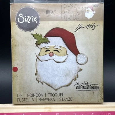 Die de Navidad St. Nick Sizzix Bigz Tim Holtz Alterations #660051 Santa retirado Foto 1 de 4