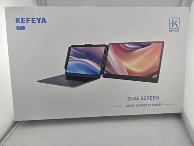 KEFEYA S1 Dual Portable Laptop Screen Extender, Laptop Monitor Extender 14"