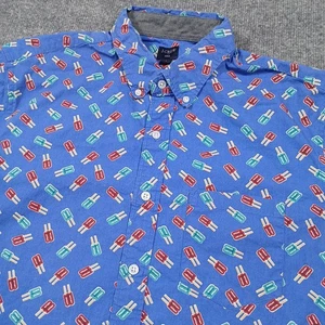 J Crew Popsicle Motiv Button Down Hemd Herren Größe L - Bild 1 von 10